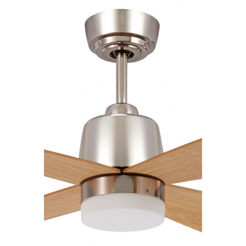 Alizé Design a maple blade ceiling fan with LED light, powerful, ideal ...