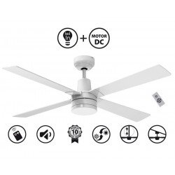 Electra by KlassFan limited DC ceiling fans designer series, more compact, ultra powerful, with LED lighting system