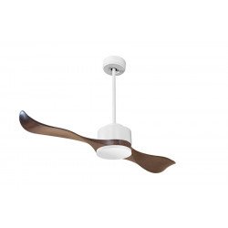 Modulo by KlassFan - DC Ceiling Fan without Light White lacquered and wood ideal for 25 to 40 m² KL_DC4_P2Wo
