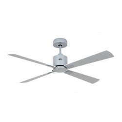 Ceiling fan DC, modern132 Cm, body grey, blades white/ gray, remote control, CASAFAN Concept LG